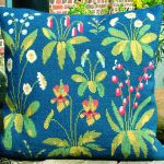 Flowers on Blue Back Ground