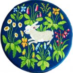 Rabbit cushion  round