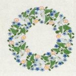 Garland with Forget-me-not