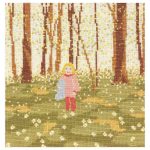 Girl in Wood at Springtime