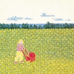 Girl in Field of Dandilions