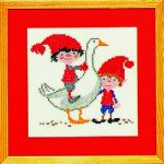 Pixie with Goose