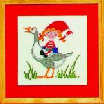 Pixie with Goose