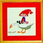 Pixie with Goose
