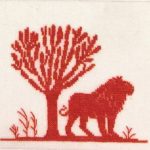 Lion and Jacaranda